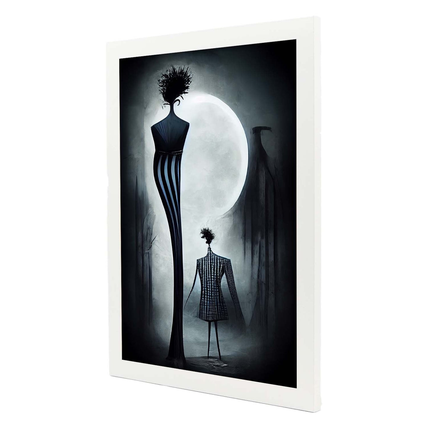 Nacnic Lámina Diseñador Generoso al estilo de T. Burton. Ilustraciones de profesiones y oficios inspiradas en arte gótico y oscuro. Diseño y Decoración de Interiores.-Artwork-Nacnic-Nacnic Estudio SL