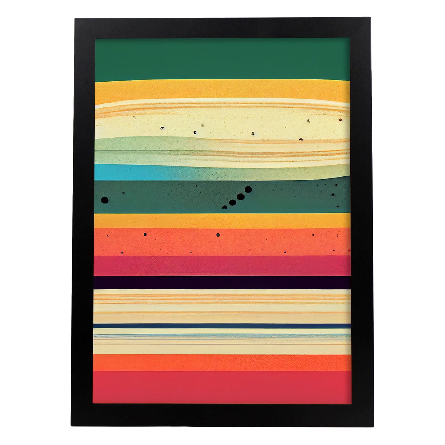 Nacnic Lámina en Estilo Abstracto Celestial. Llamativas y modernas Ilustraciones artísticas a todo color para el Diseño y Decoración de Interiores.-Artwork-Nacnic-A4-Sin marco-Nacnic Estudio SL