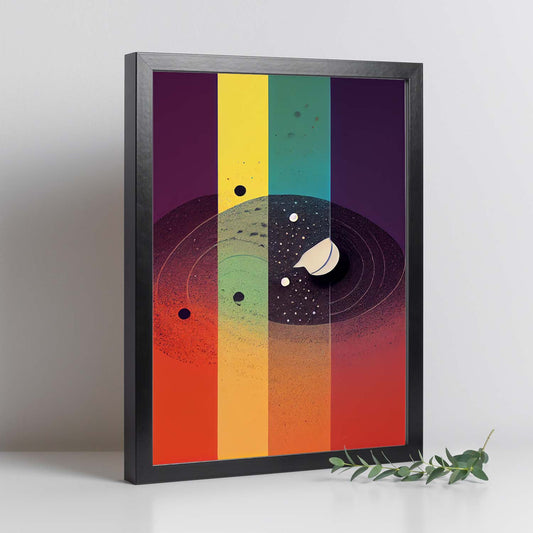 Nacnic Lámina en Estilo Abstracto colores Nebula espiral. Llamativas y modernas Ilustraciones artísticas a todo color para el Diseño y Decoración de Interiores.-Artwork-Nacnic-Nacnic Estudio SL