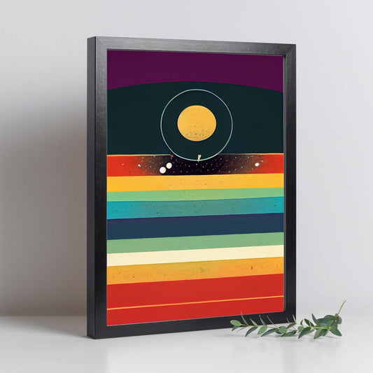 Nacnic Lámina en Estilo Abstracto Creación. Llamativas y modernas Ilustraciones artísticas a todo color para el Diseño y Decoración de Interiores.-Artwork-Nacnic-Nacnic Estudio SL