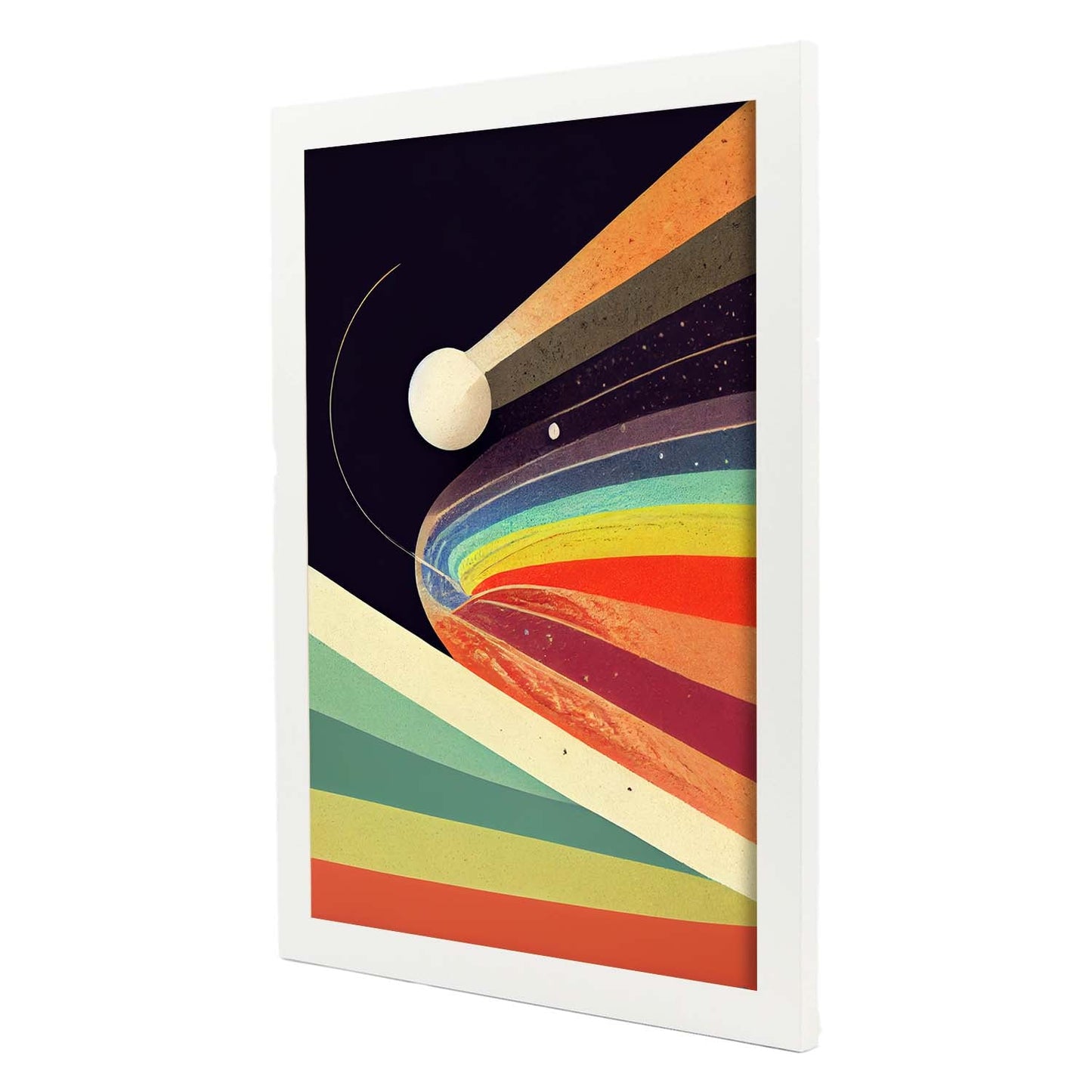 Nacnic Lámina en Estilo Abstracto Curvatura. Llamativas y modernas Ilustraciones artísticas a todo color para el Diseño y Decoración de Interiores.-Artwork-Nacnic-Nacnic Estudio SL