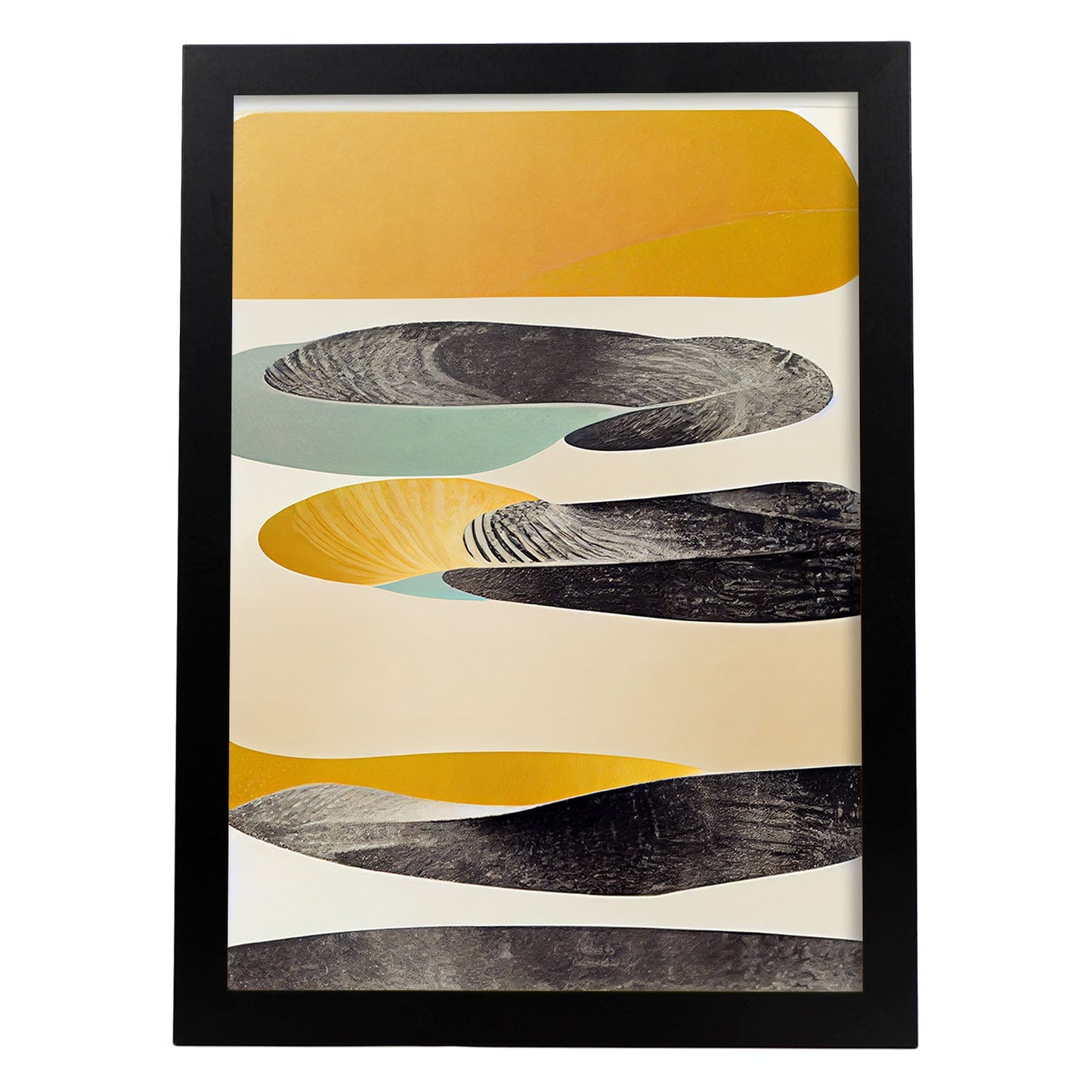 Nacnic Lámina en Estilo Abstracto Extraterreste. Llamativas y modernas Ilustraciones artísticas a todo color para el Diseño y Decoración de Interiores.-Artwork-Nacnic-A4-Sin marco-Nacnic Estudio SL