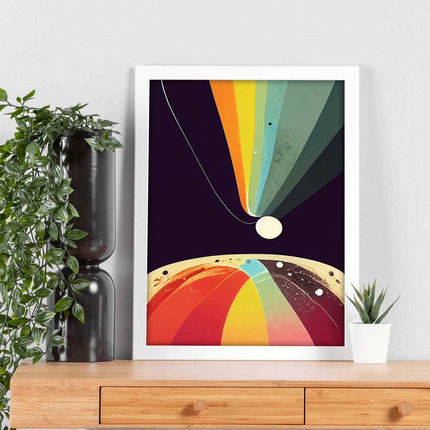 Nacnic Lámina en Estilo Abstracto futuro Eco. Llamativas y modernas Ilustraciones artísticas a todo color para el Diseño y Decoración de Interiores.-Artwork-Nacnic-Nacnic Estudio SL