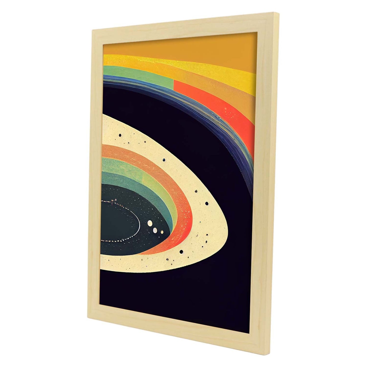 Nacnic Lámina en Estilo Abstracto futuro Órbita. Llamativas y modernas Ilustraciones artísticas a todo color para el Diseño y Decoración de Interiores.-Artwork-Nacnic-Nacnic Estudio SL