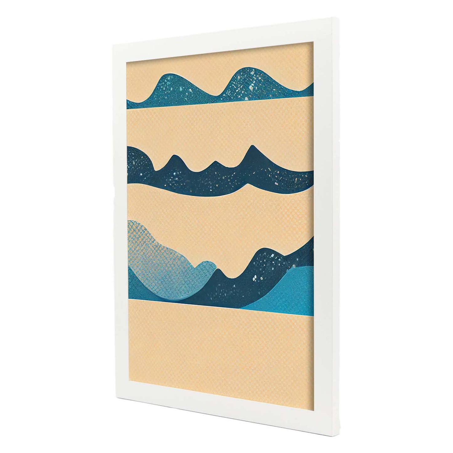 Nacnic Lámina en Estilo Abstracto Ola. Llamativas y modernas Ilustraciones artísticas a todo color para el Diseño y Decoración de Interiores.-Artwork-Nacnic-Nacnic Estudio SL