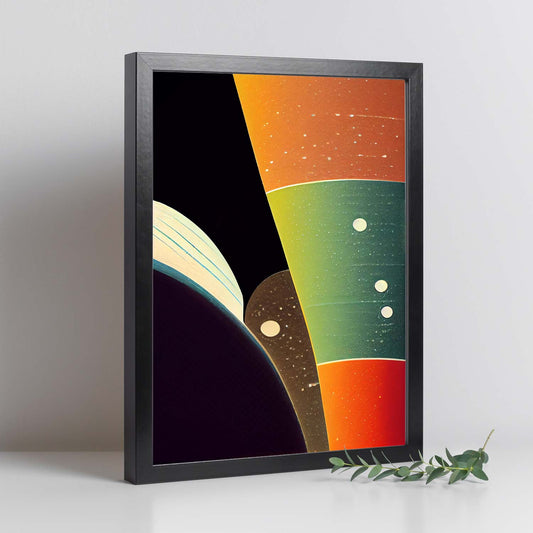 Nacnic Lámina en Estilo Abstracto Polvo estelar. Llamativas y modernas Ilustraciones artísticas a todo color para el Diseño y Decoración de Interiores.-Artwork-Nacnic-Nacnic Estudio SL