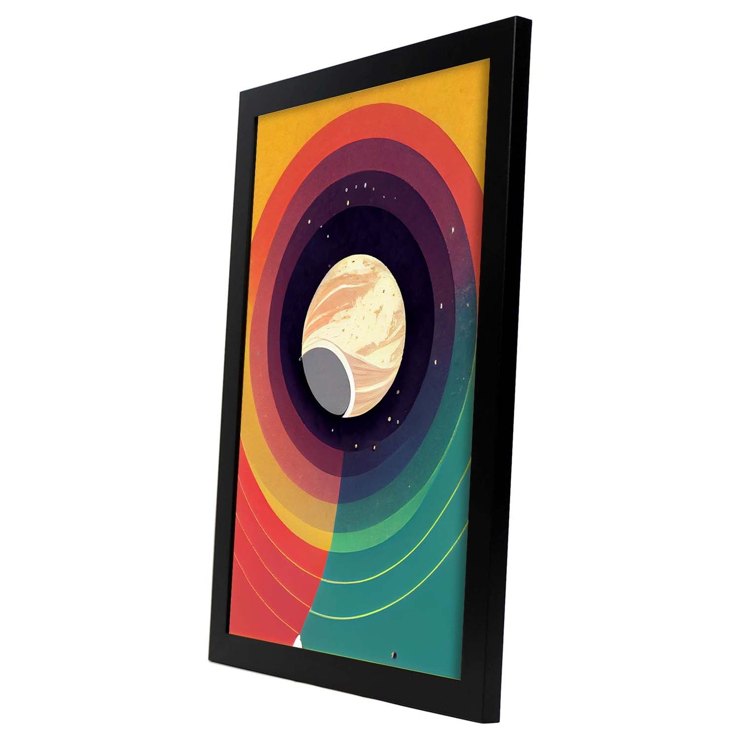 Nacnic Lámina en Estilo Abstracto Solar. Llamativas y modernas Ilustraciones artísticas a todo color para el Diseño y Decoración de Interiores.-Artwork-Nacnic-Nacnic Estudio SL