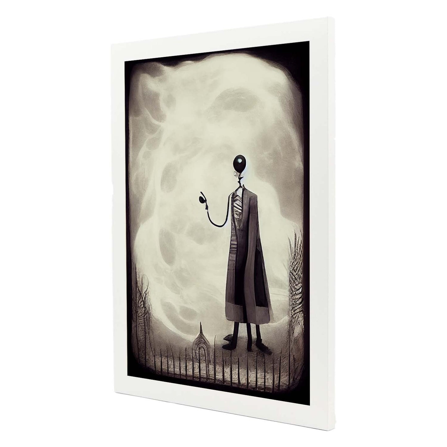 Nacnic Lámina Farmacéutico Creativo al estilo de T. Burton. Ilustraciones de profesiones y oficios inspiradas en arte gótico y oscuro. Diseño y Decoración de Interiores.-Artwork-Nacnic-Nacnic Estudio SL