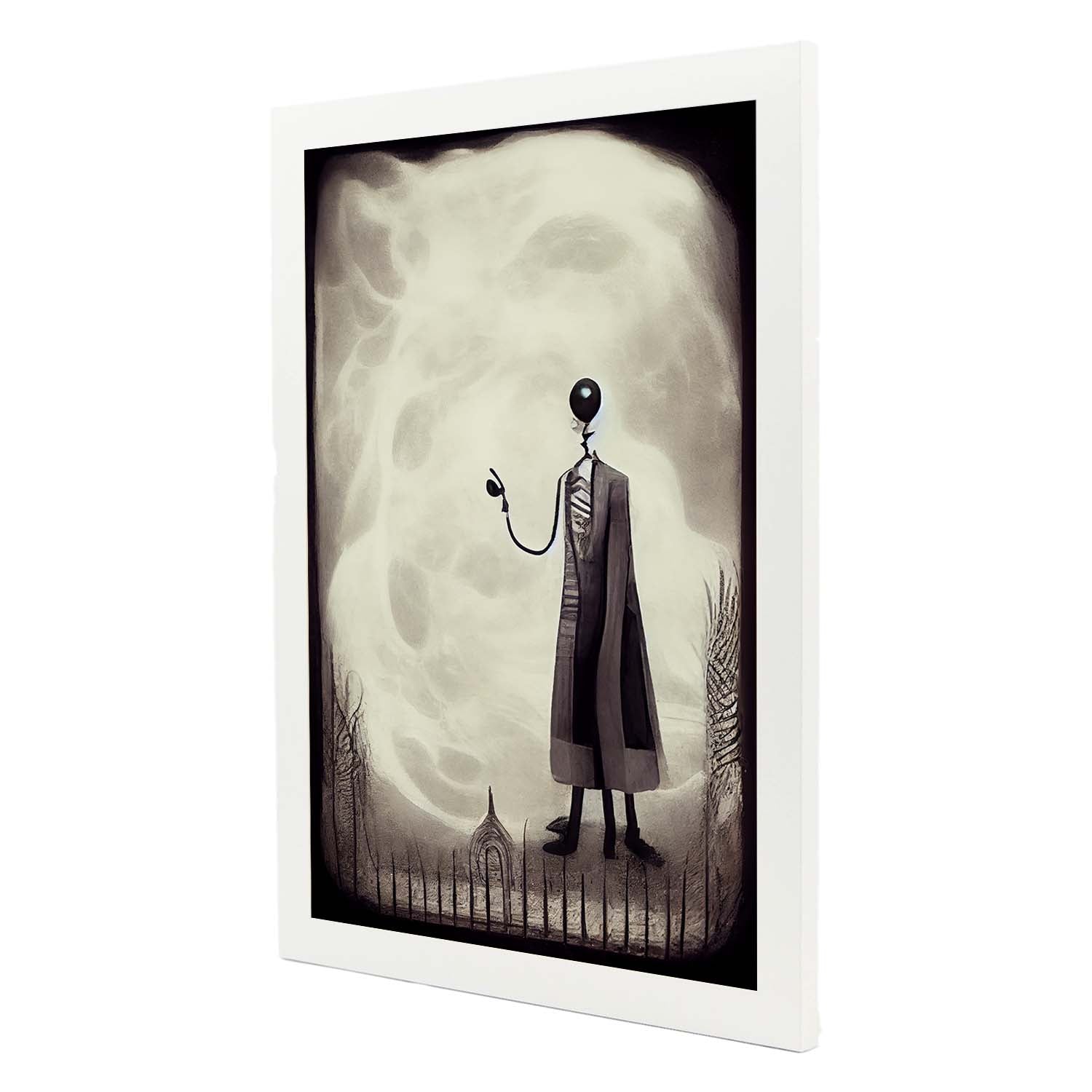 Nacnic Lámina Farmacéutico Creativo al estilo de T. Burton. Ilustraciones de profesiones y oficios inspiradas en arte gótico y oscuro. Diseño y Decoración de Interiores.-Artwork-Nacnic-Nacnic Estudio SL