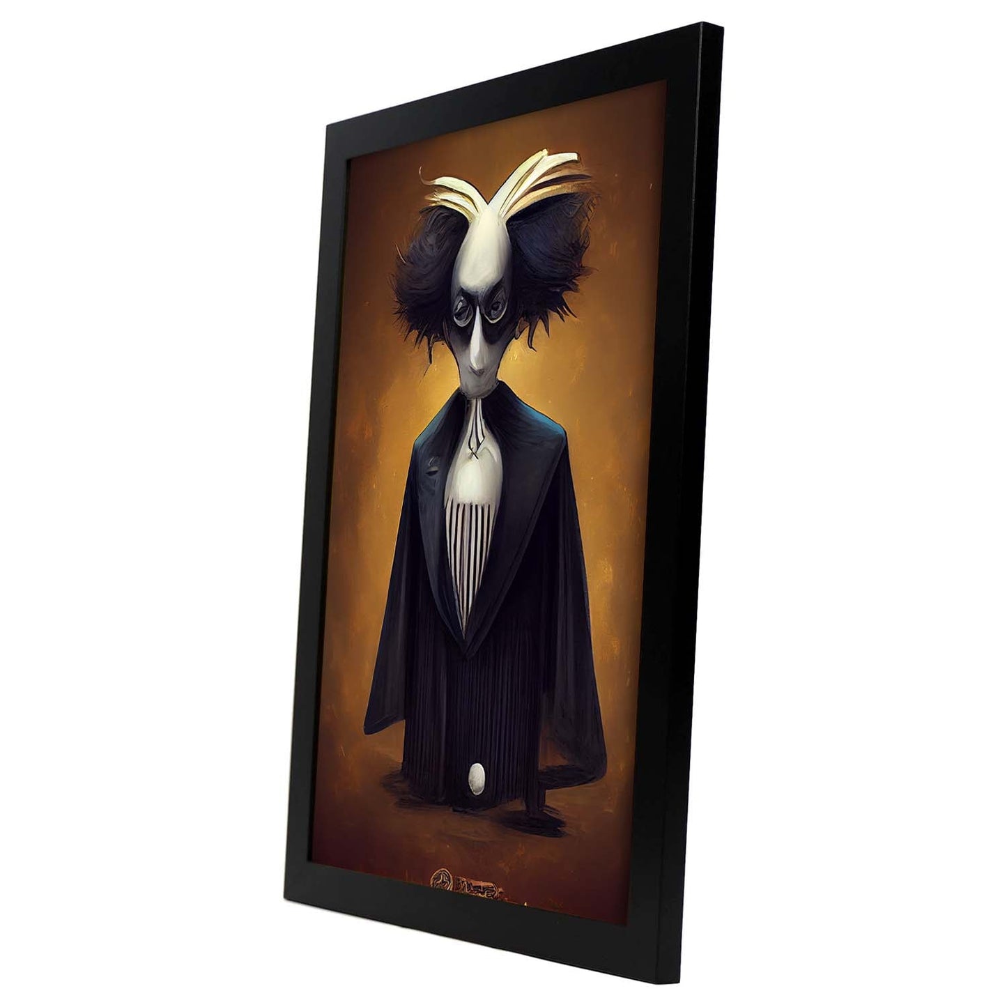 Nacnic Lámina Juez Encantador al estilo de T. Burton. Ilustraciones de profesiones y oficios inspiradas en arte gótico y oscuro. Diseño y Decoración de Interiores.-Artwork-Nacnic-Nacnic Estudio SL