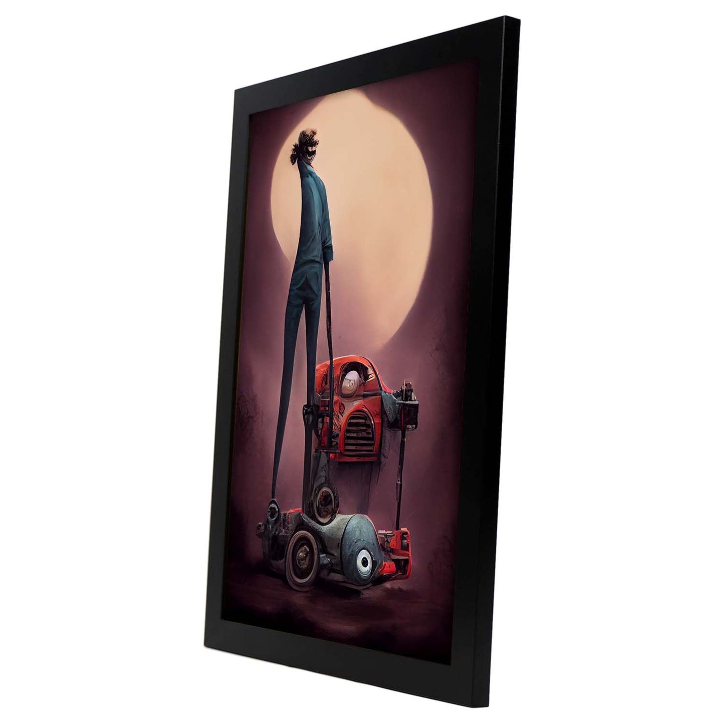 Nacnic Lámina Mecánico Responsable al estilo de T. Burton. Ilustraciones de profesiones y oficios inspiradas en arte gótico y oscuro. Diseño y Decoración de Interiores.-Artwork-Nacnic-Nacnic Estudio SL