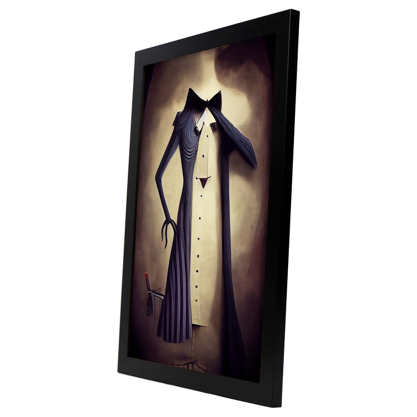 Nacnic Lámina Sastre Encantador al estilo de T. Burton. Ilustraciones de profesiones y oficios inspiradas en arte gótico y oscuro. Diseño y Decoración de Interiores.-Artwork-Nacnic-Nacnic Estudio SL