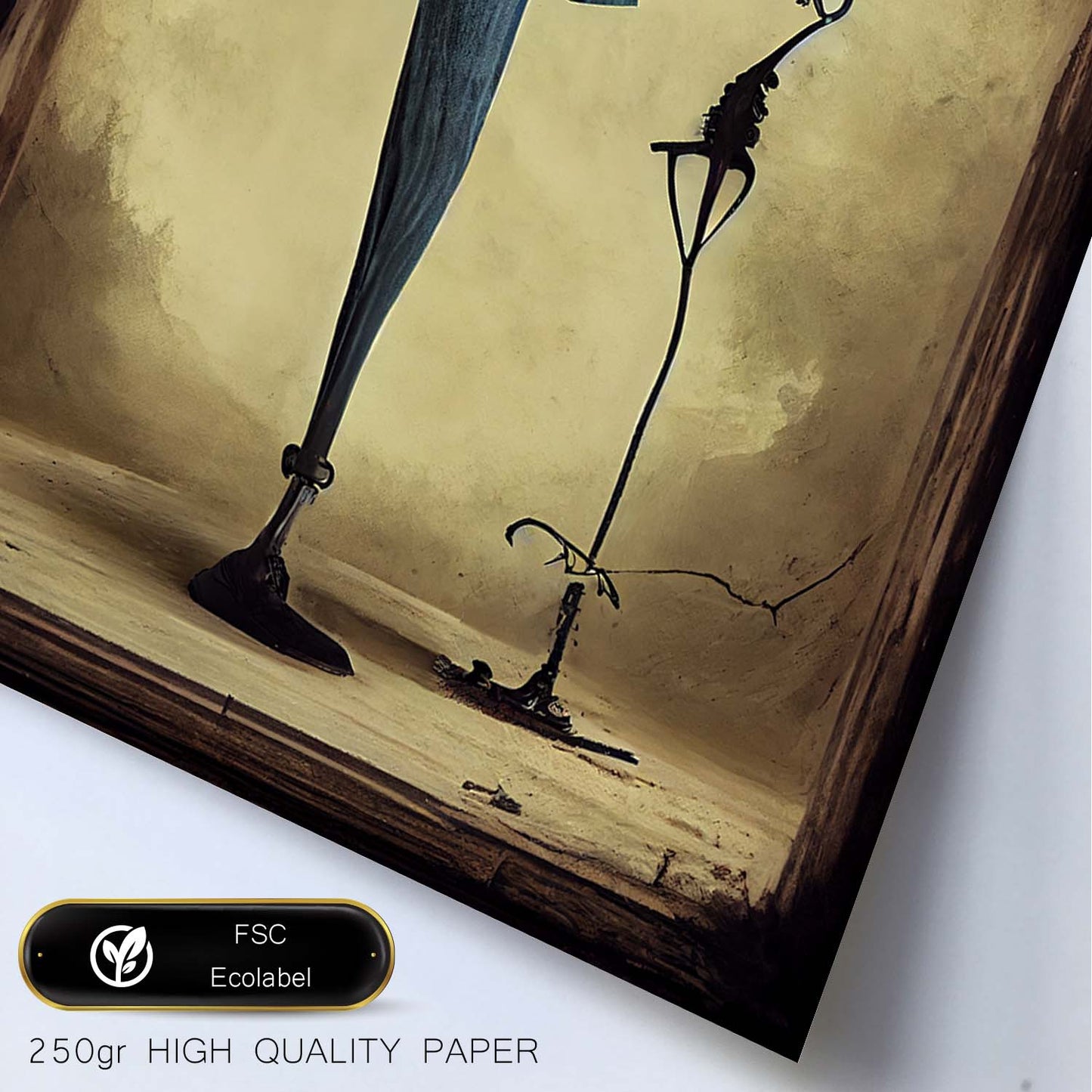 Nacnic Lámina Sastre Sociable al estilo de T. Burton. Ilustraciones de profesiones y oficios inspiradas en arte gótico y oscuro. Diseño y Decoración de Interiores.-Artwork-Nacnic-Nacnic Estudio SL