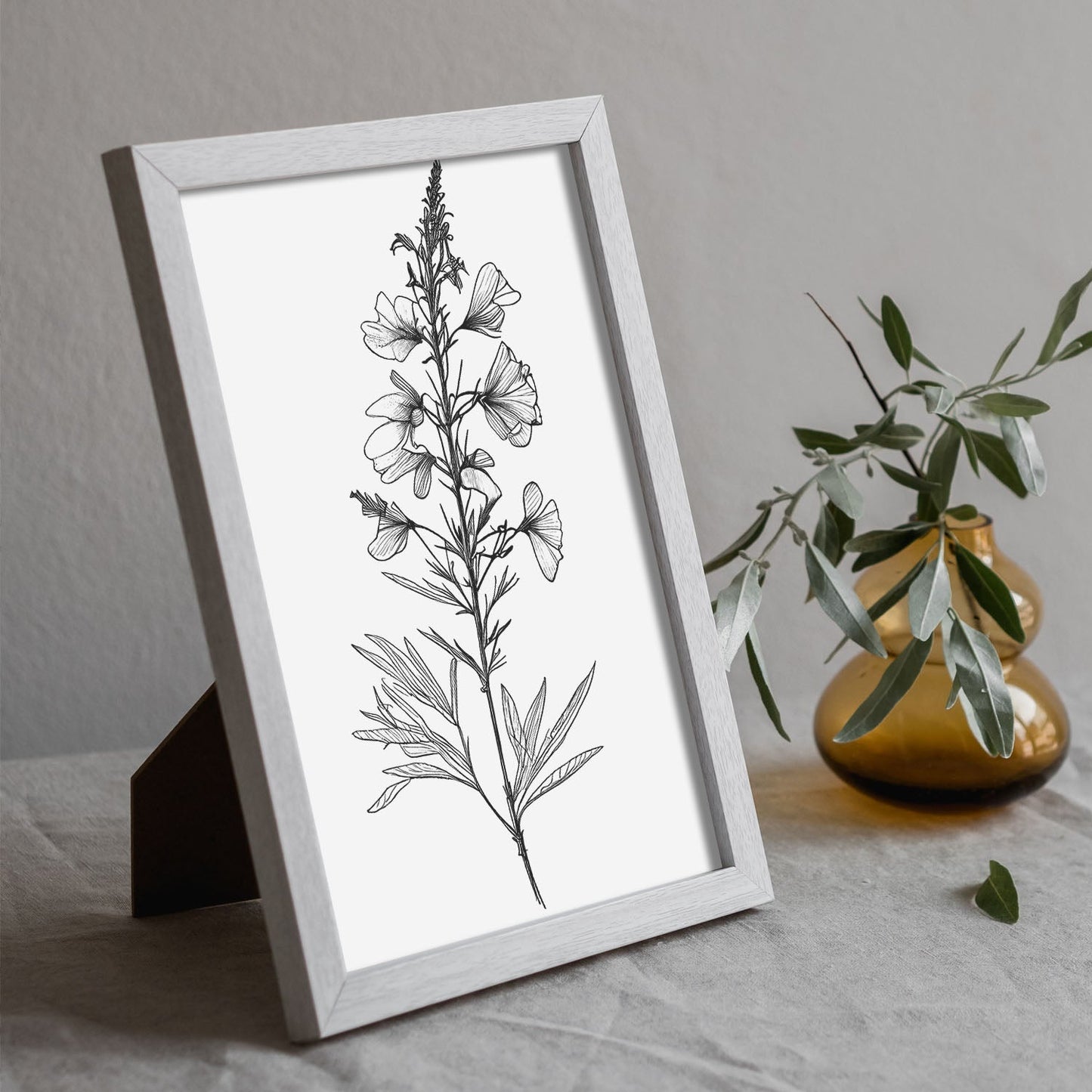 Laminas Nacnic Larkspur Arte Minimalista Lineal