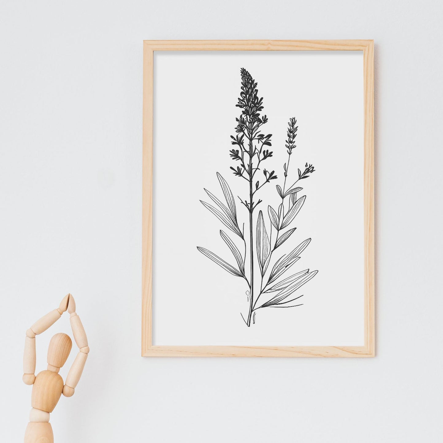 Laminas Minimalistas de Lavanda Nacnic