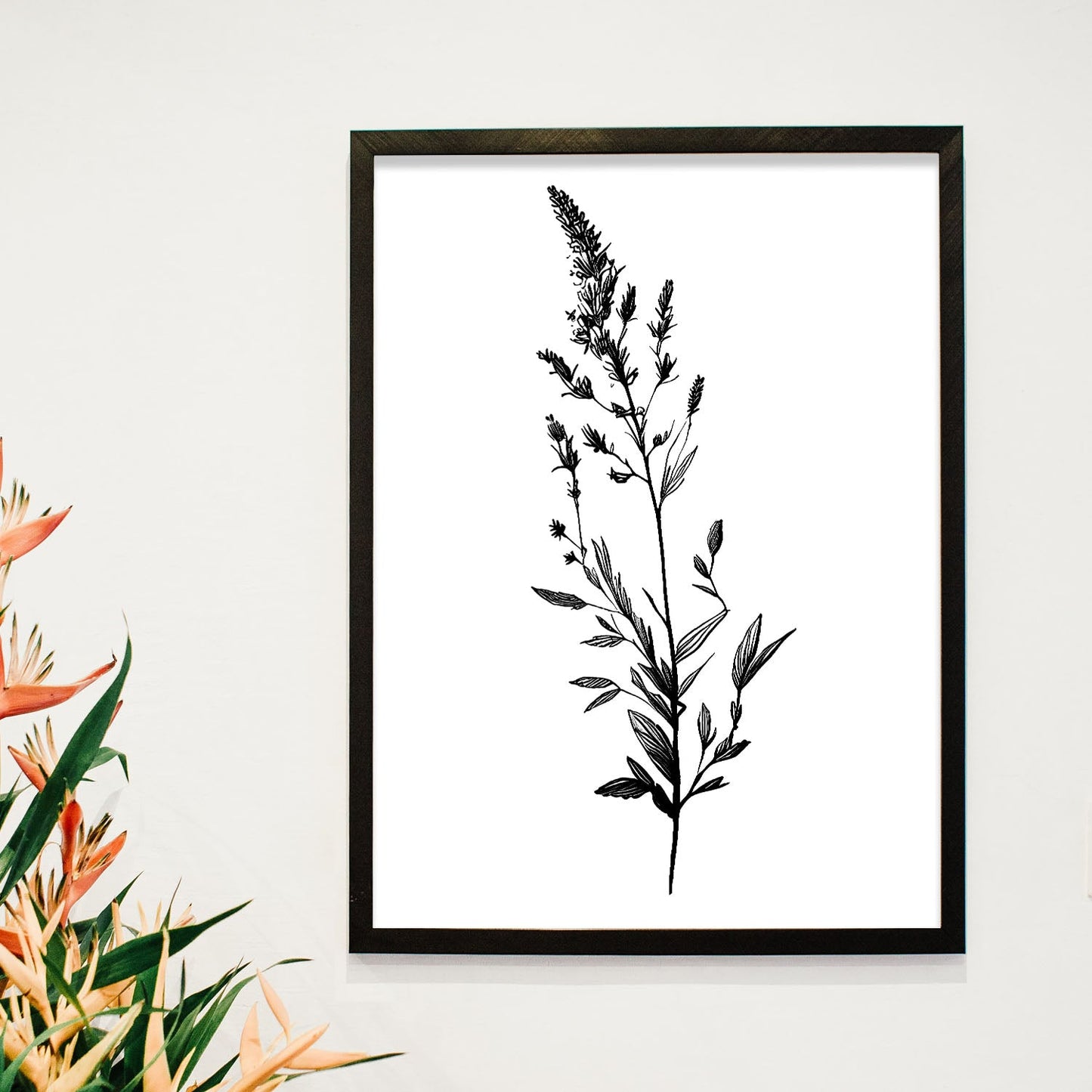 Lámina Nacnic de Lavanda Arte Minimalista
