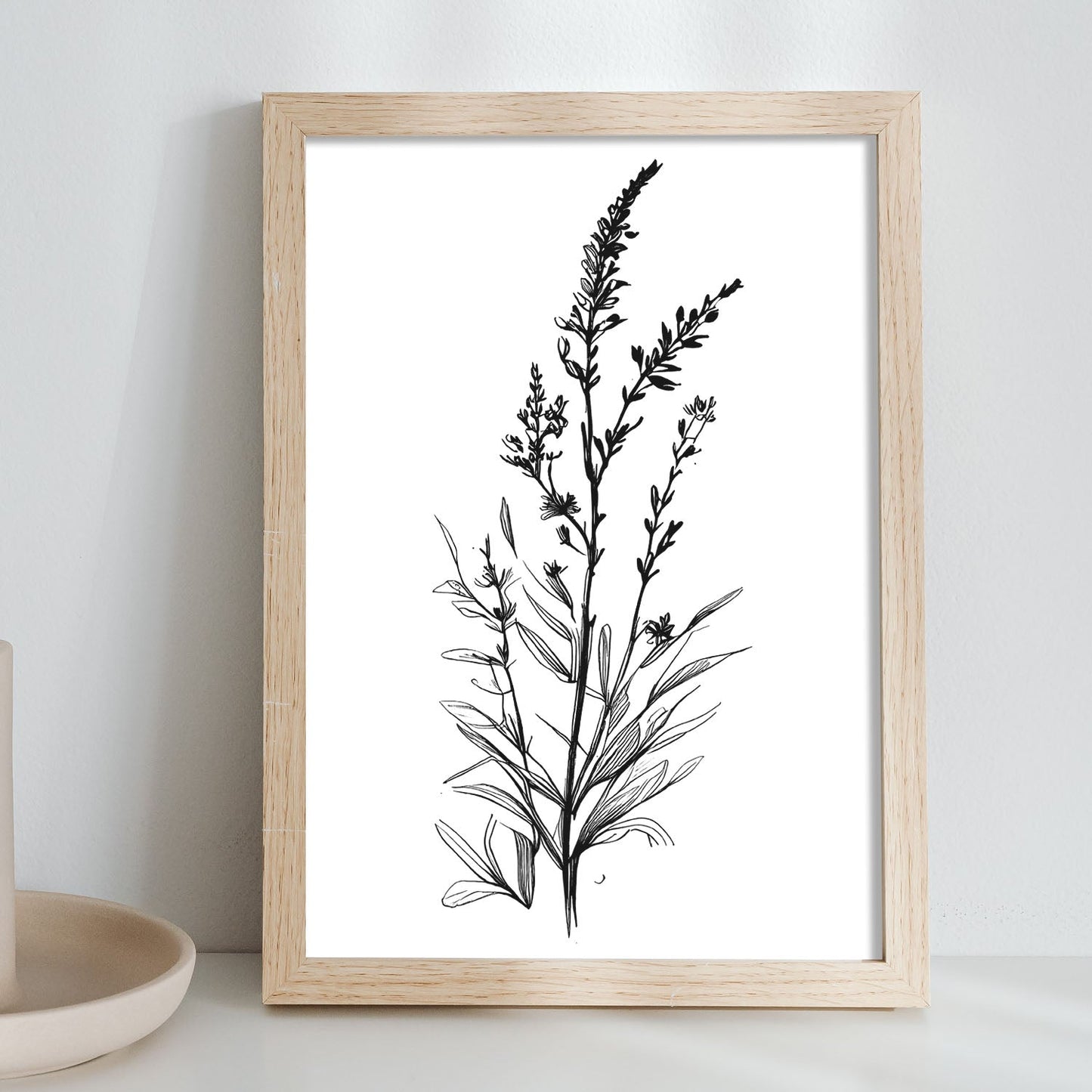 Láminas Minimalistas de Lavanda Nacnic