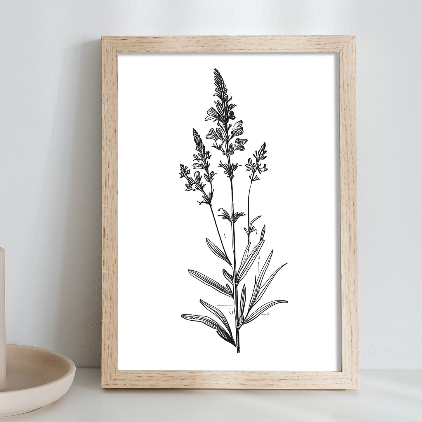 Láminas Minimalistas de Lavanda Nacnic