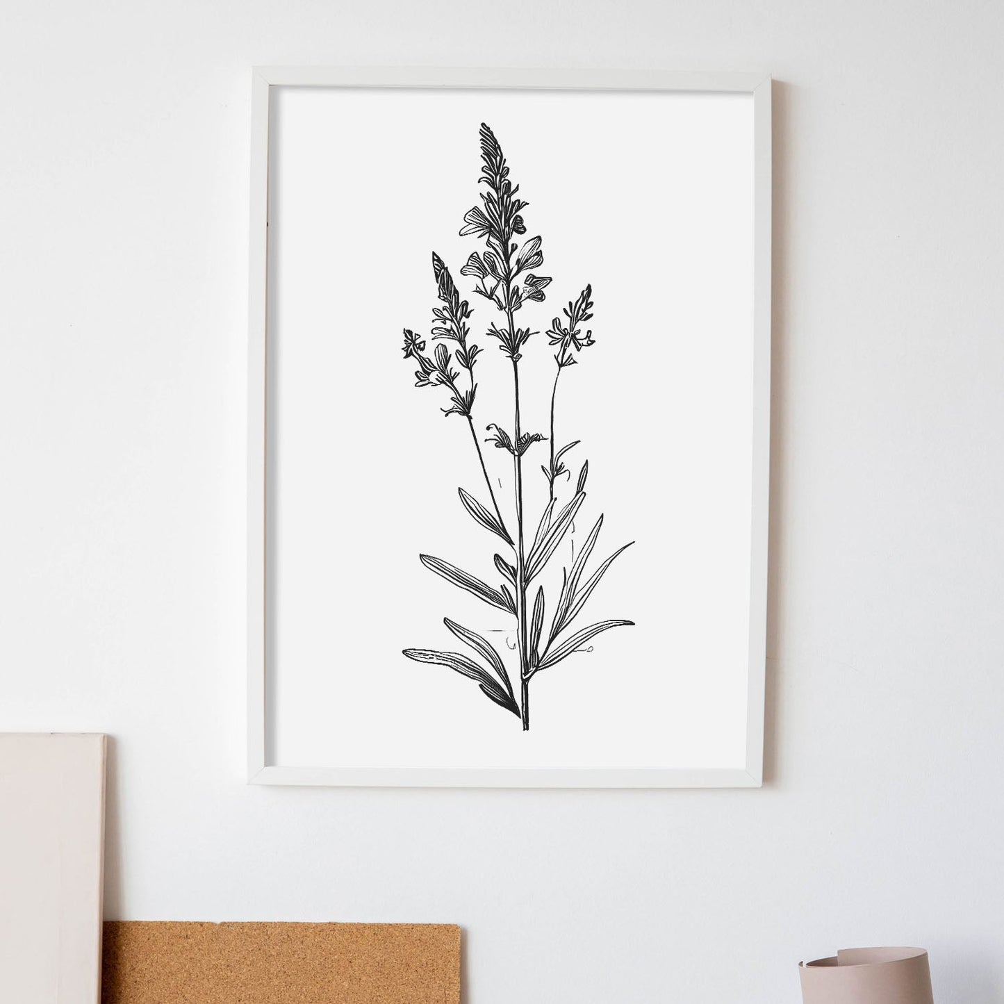 Láminas Minimalistas de Lavanda Nacnic