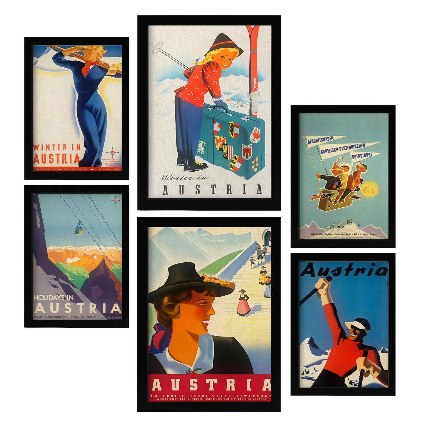 Nacnic paises estados unidos vintage. Aesthetic Wall Art Prints for Bedroom or Living Room Design.
