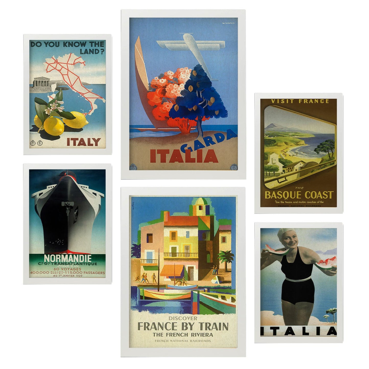 Lámina Vintage Europa 3 de Nacnic