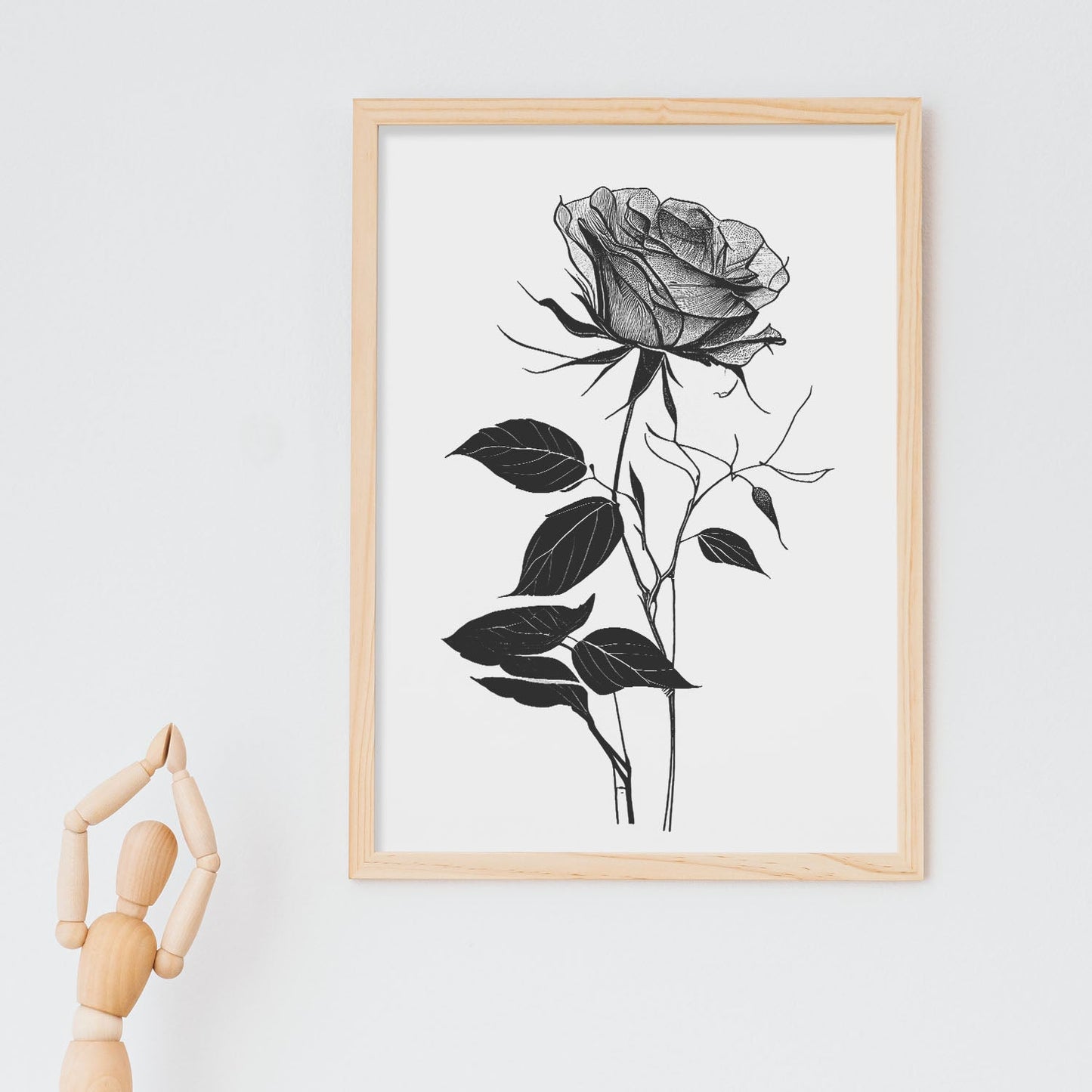 Láminas Minimalistas de Rosa Nacnic para Dormitorio