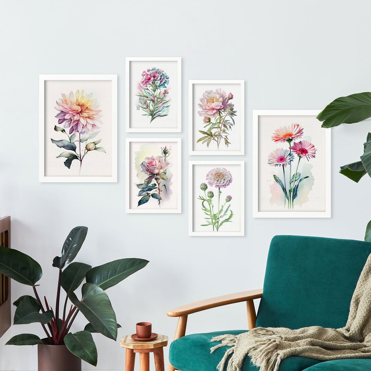 Conjunto de Láminas de Rosas Nacnic