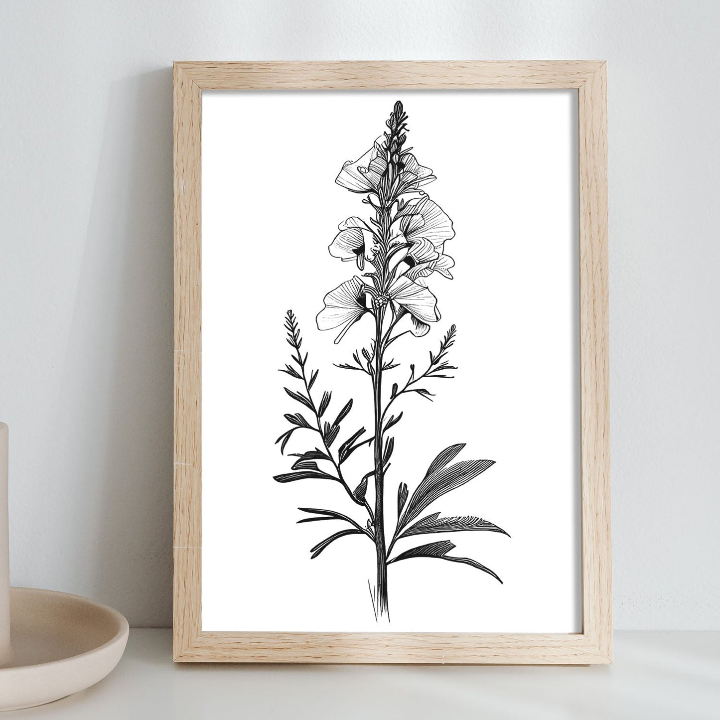 Lámina Minimalista Nacnic de Antirrhinum