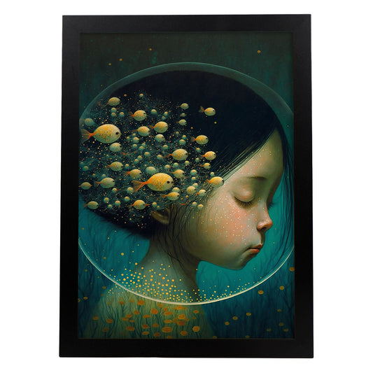 Nacnic supranaturalista cinemato caprichoso hemágico en 2. estampados de arte estético de pared para el diseño de dormitorio o sala de estar.-Artwork-Nacnic-A4-Sin marco-Nacnic Estudio SL