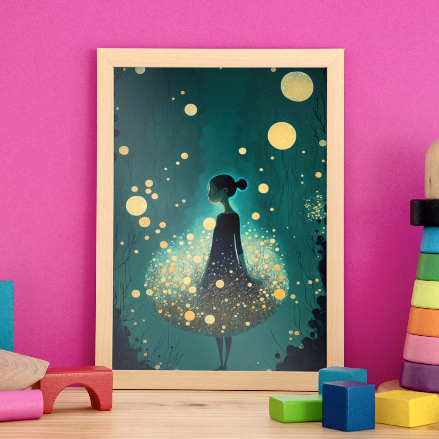 Nacnic supranaturalista cinemato caprichoso hemágico en. Estampados de arte de pared estético para el diseño de dormitorio o sala de estar.-Artwork-Nacnic-Nacnic Estudio SL
