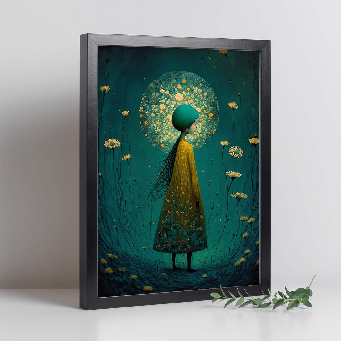 Nacnic supranaturalista cinemato vitalicismo en 1. estampados de arte estético de pared para el diseño de dormitorio o sala de estar.-Artwork-Nacnic-Nacnic Estudio SL
