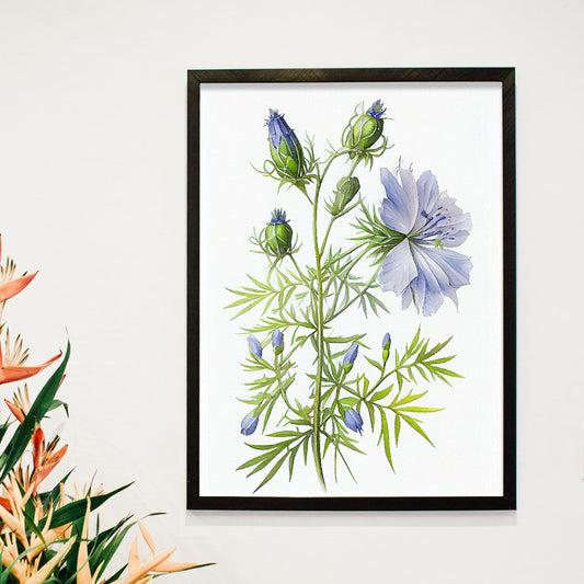Nacnic watercolor minmal Love_3. Aesthetic Wall Art Prints for Bedroom or Living Room Design.-Artwork-Nacnic-A4-Sin Marco-Nacnic Estudio SL
