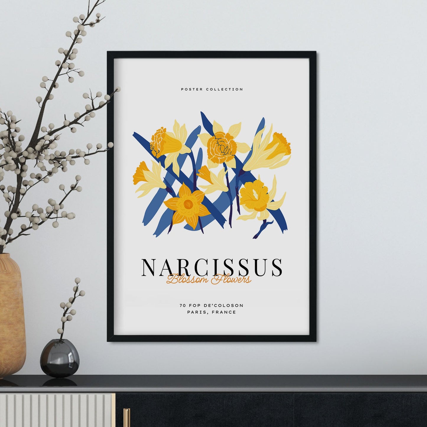 Narcissus Blossom Flower-Artwork-Nacnic-Nacnic Estudio SL