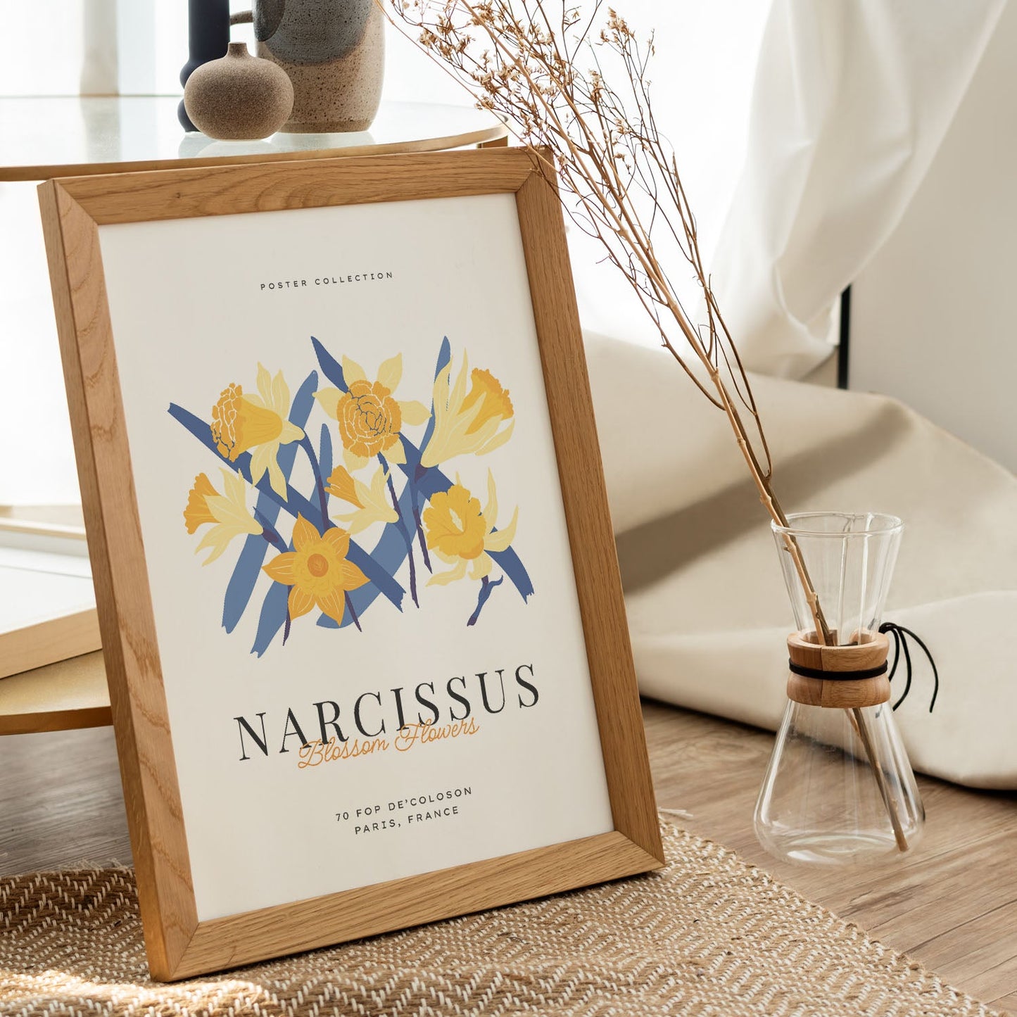 Narcissus Blossom Flower-Artwork-Nacnic-Nacnic Estudio SL