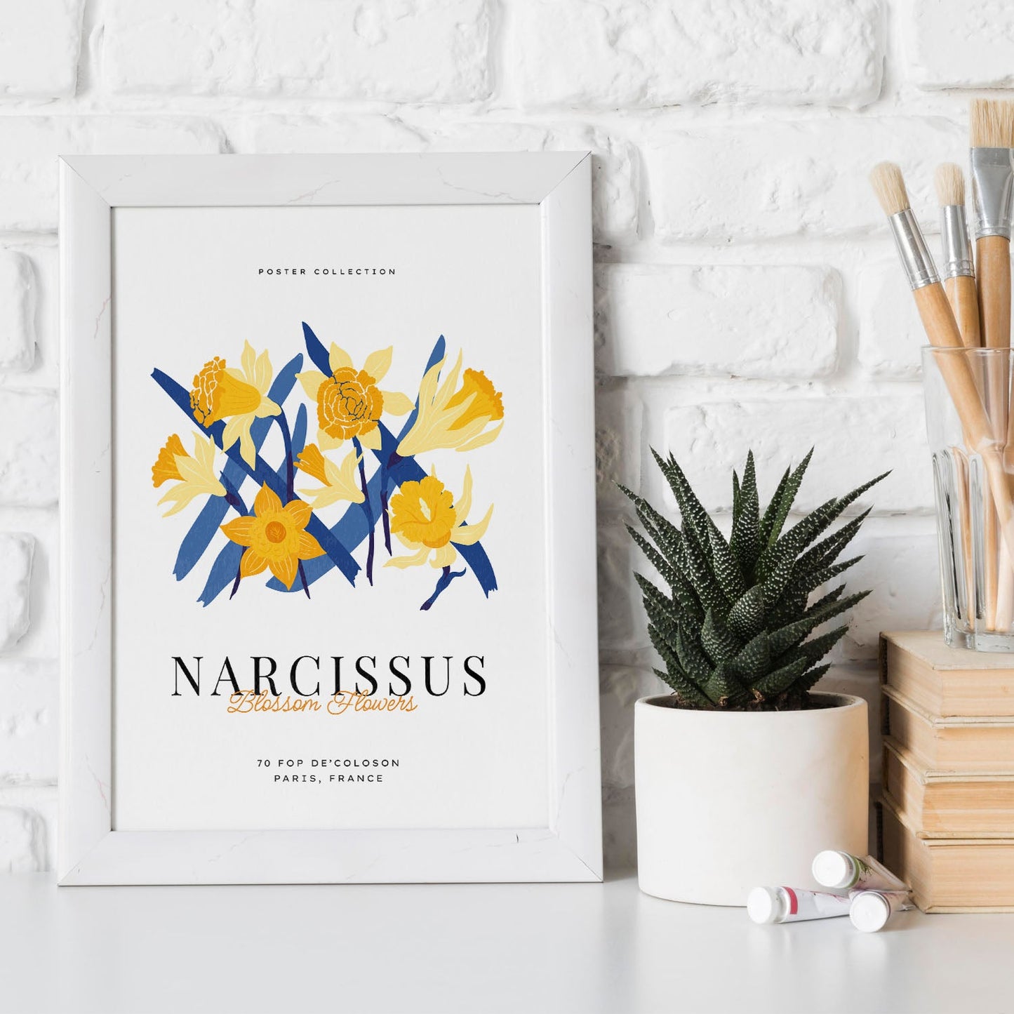 Narcissus Blossom Flower-Artwork-Nacnic-Nacnic Estudio SL