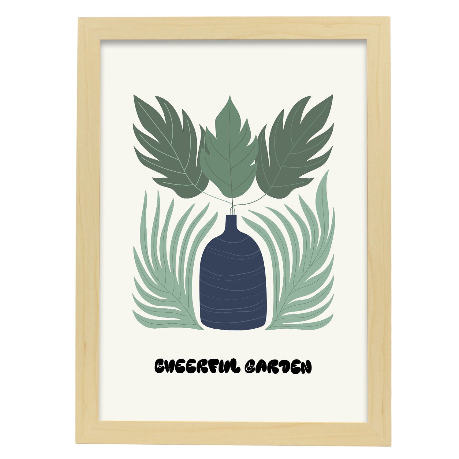 Naturalized-Artwork-Nacnic-A3-Marco Madera clara-Nacnic Estudio SL