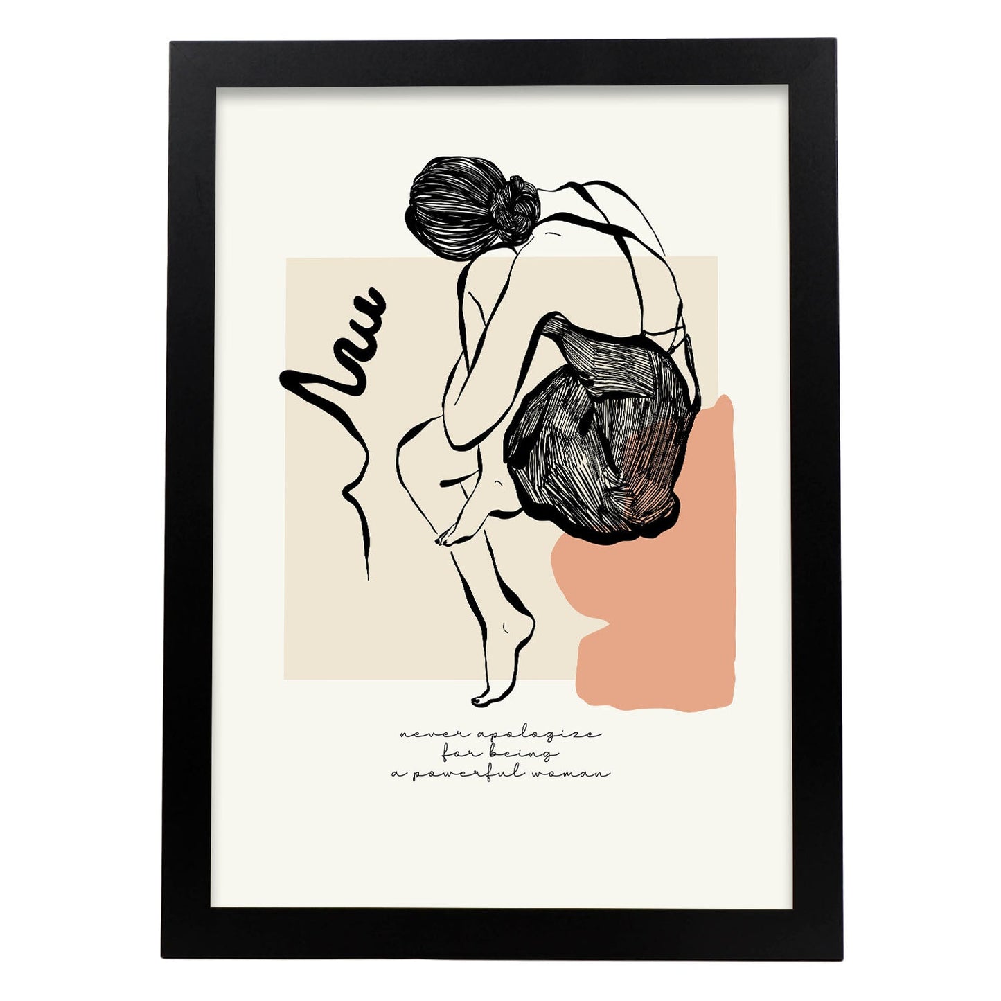 Never apologize-Artwork-Nacnic-A3-Sin marco-Nacnic Estudio SL