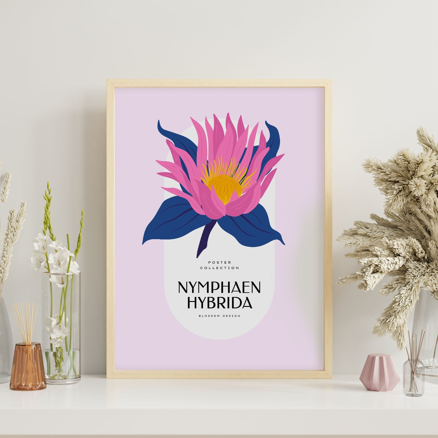 Nymphaen Hybrida-Artwork-Nacnic-Nacnic Estudio SL