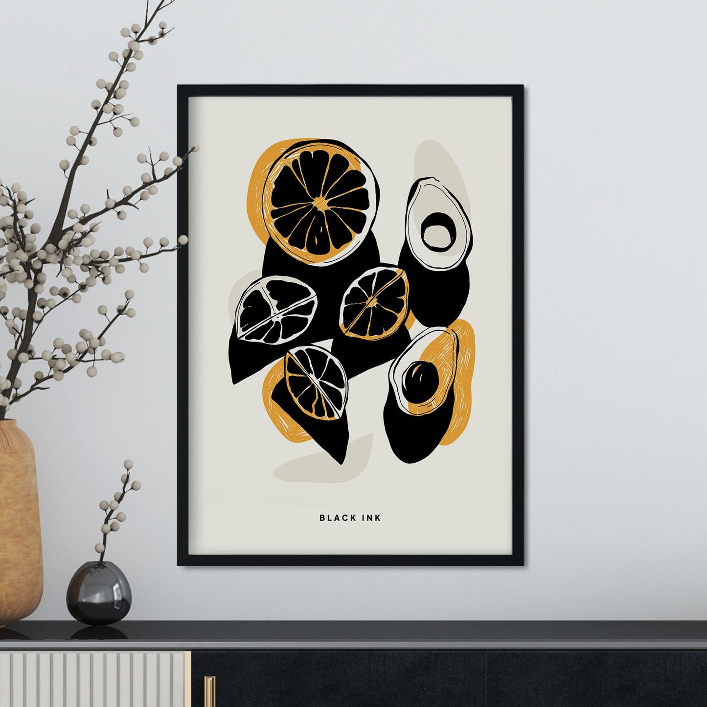 Orange and Avocados-Artwork-Nacnic-Nacnic Estudio SL