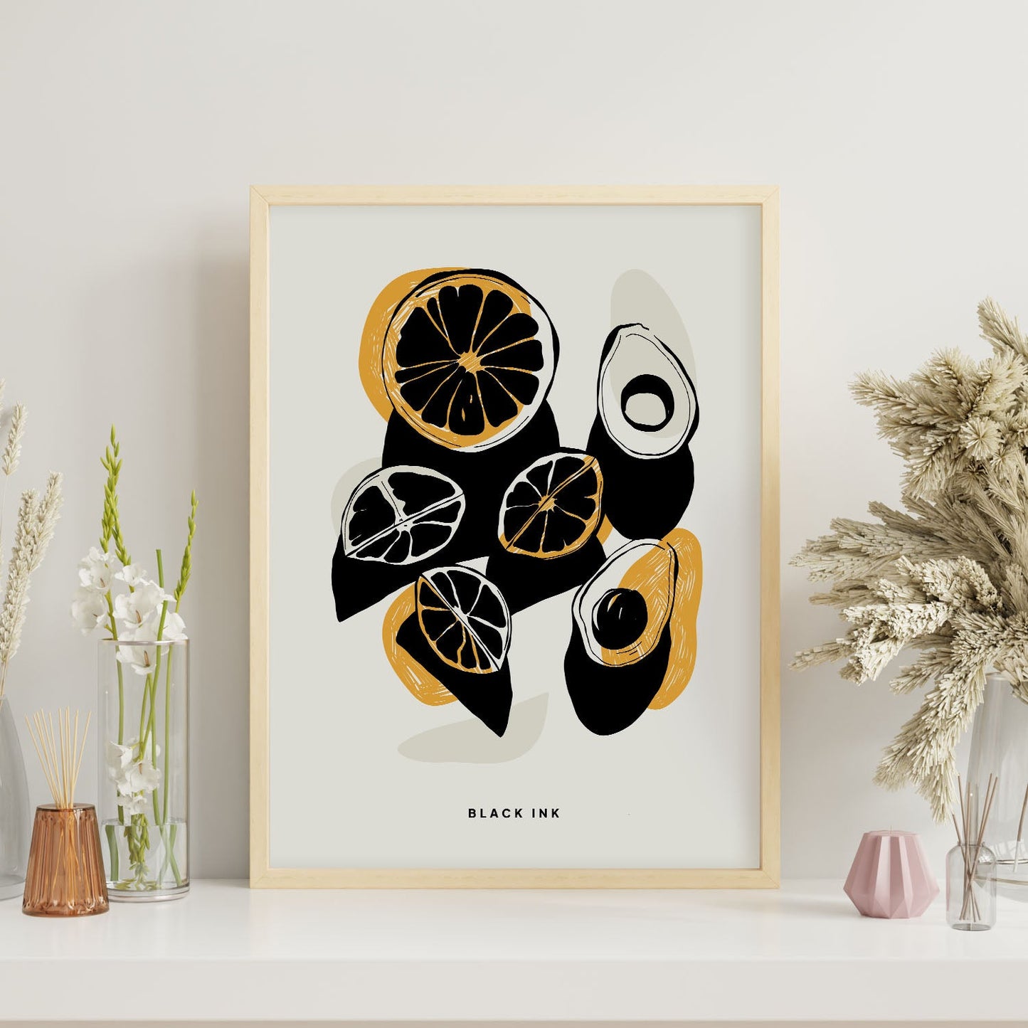 Orange and Avocados-Artwork-Nacnic-Nacnic Estudio SL
