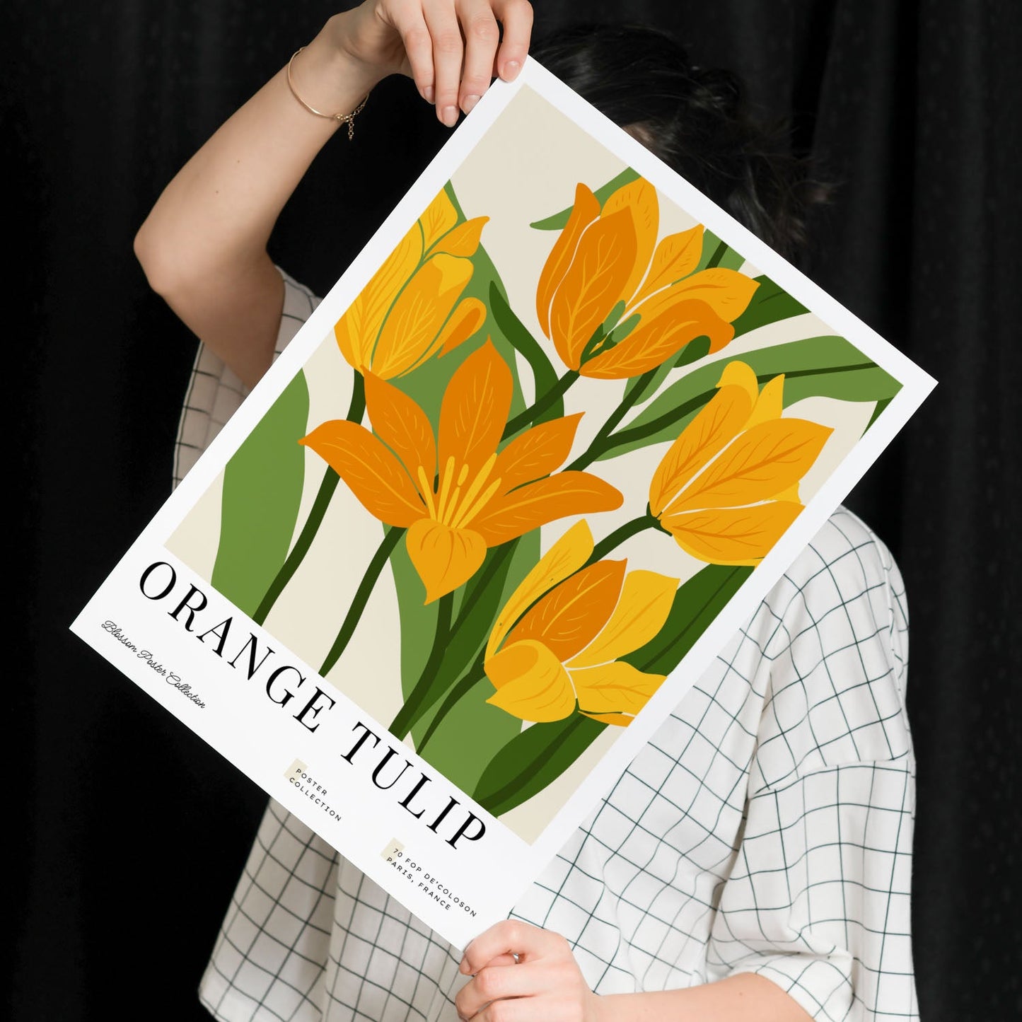 Orange Tulip-Artwork-Nacnic-Nacnic Estudio SL