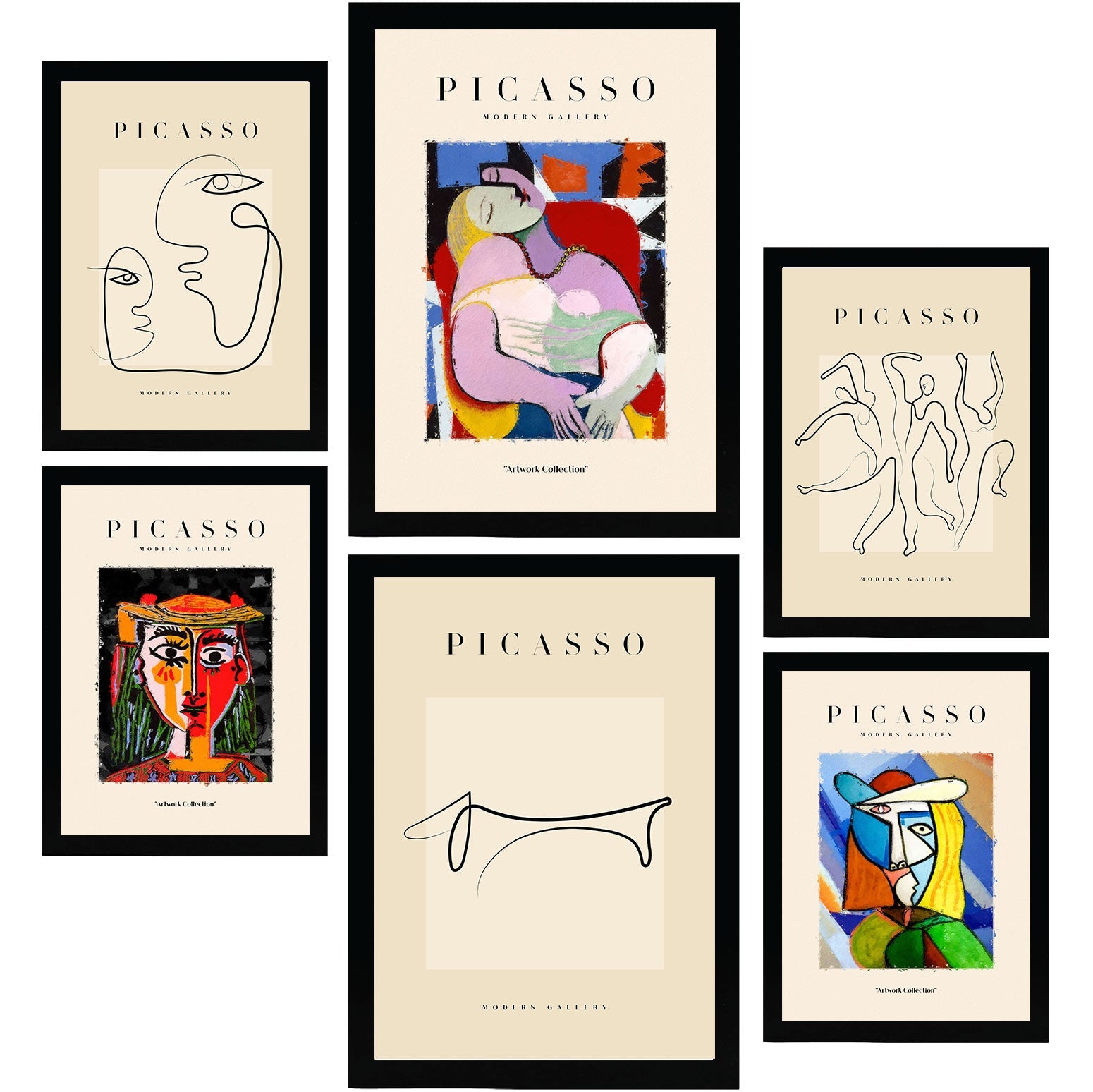 Pablo Picasso Posters. Women. Cubism and Surrealism Art Gallery-Artwork-Nacnic-Nacnic Estudio SL