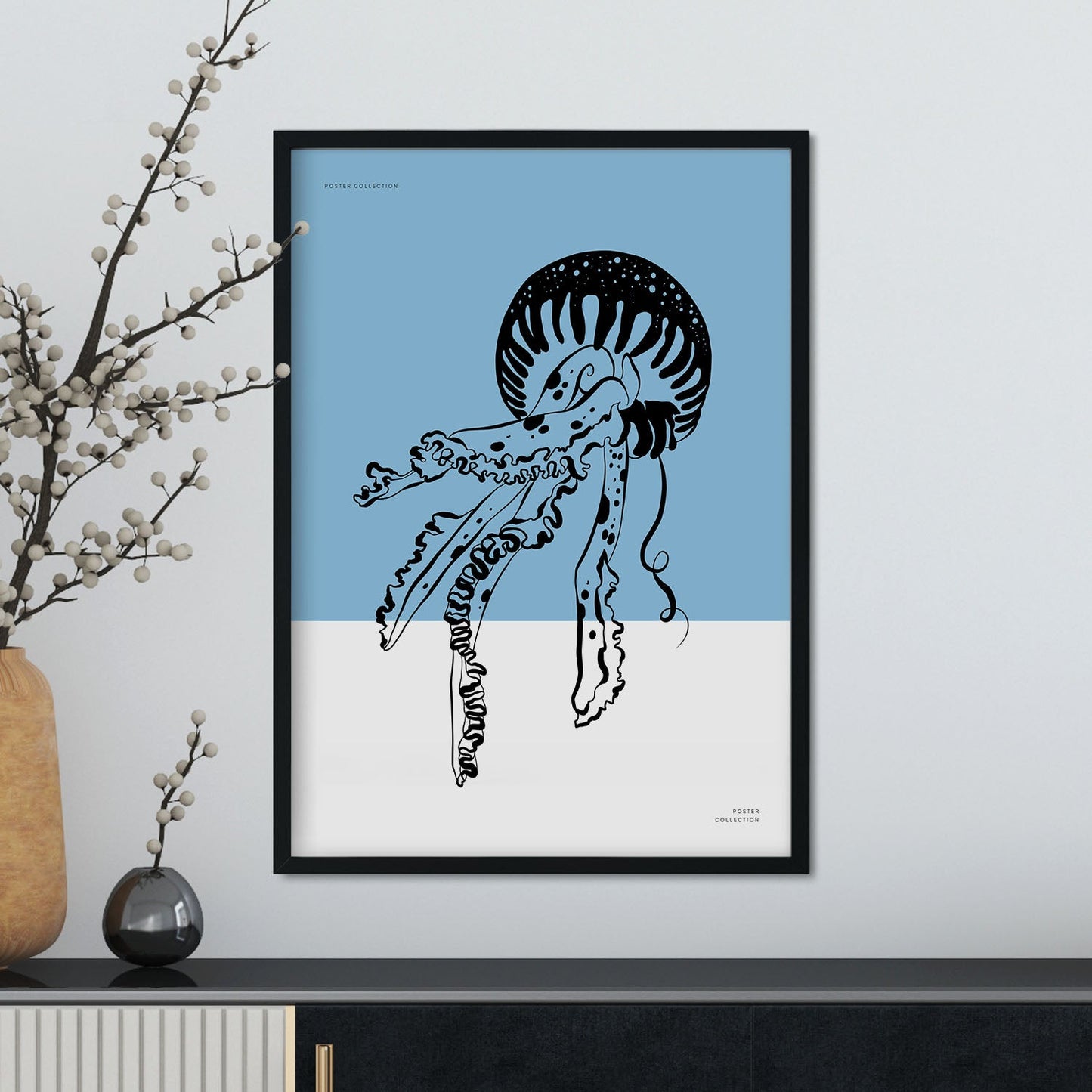 Pacific Sea Nettle Jellyfish-Artwork-Nacnic-Nacnic Estudio SL