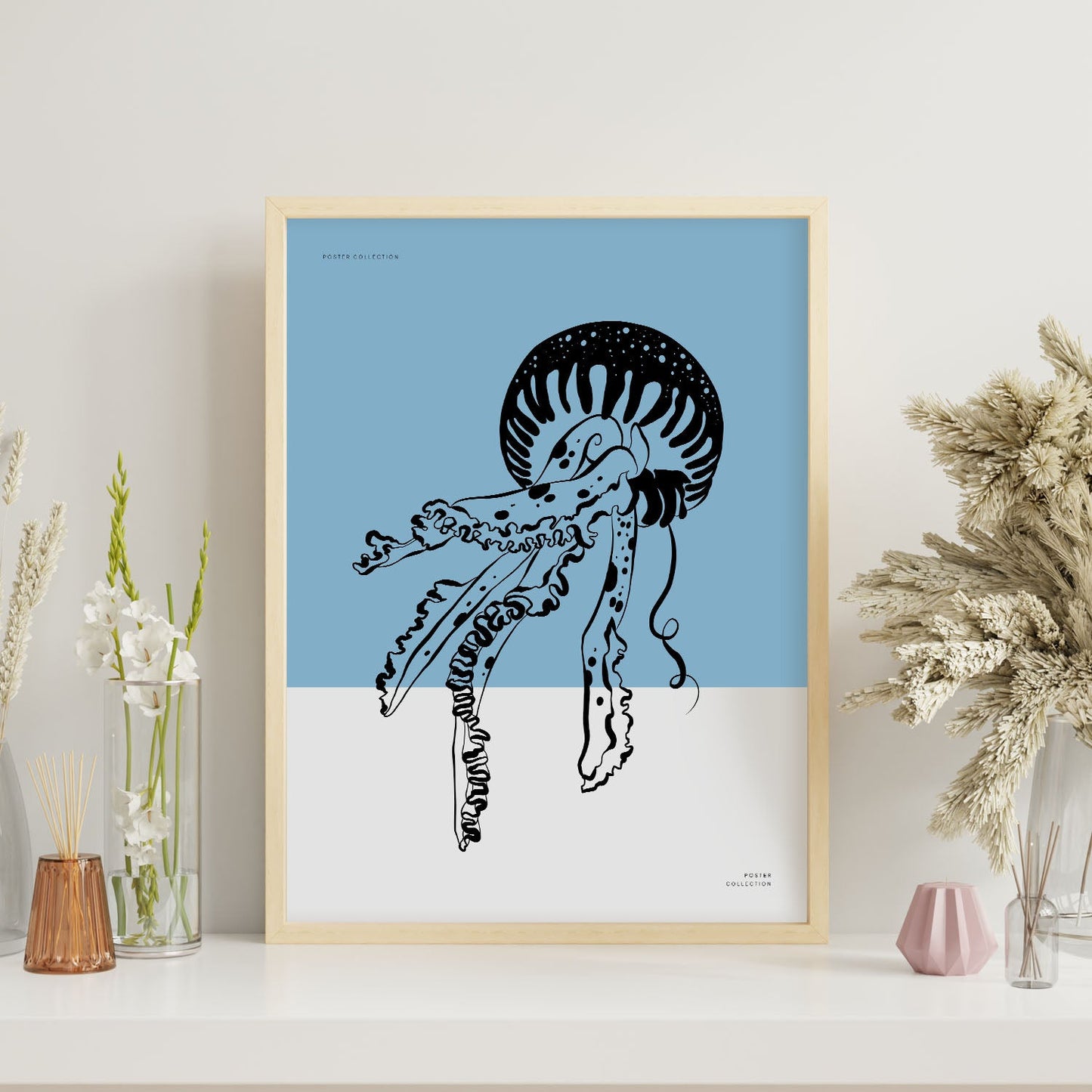 Pacific Sea Nettle Jellyfish-Artwork-Nacnic-Nacnic Estudio SL