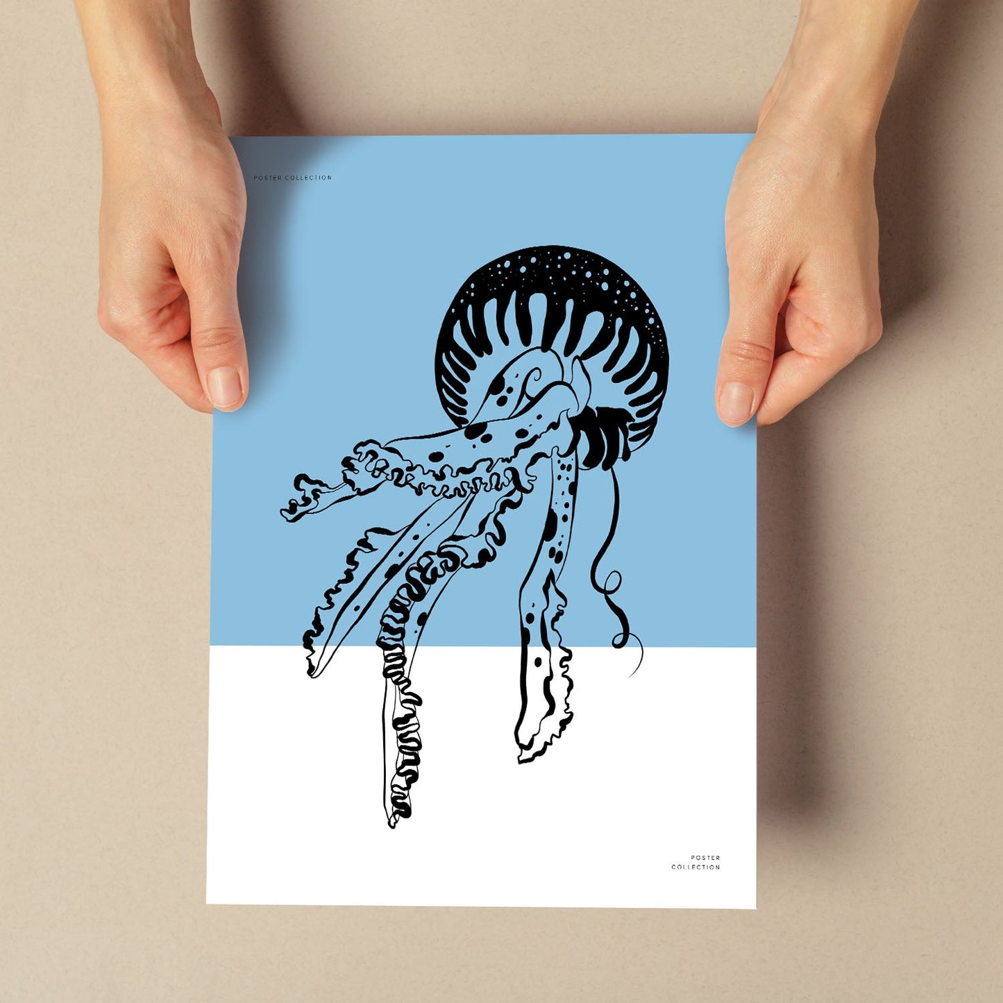 Pacific Sea Nettle Jellyfish-Artwork-Nacnic-Nacnic Estudio SL