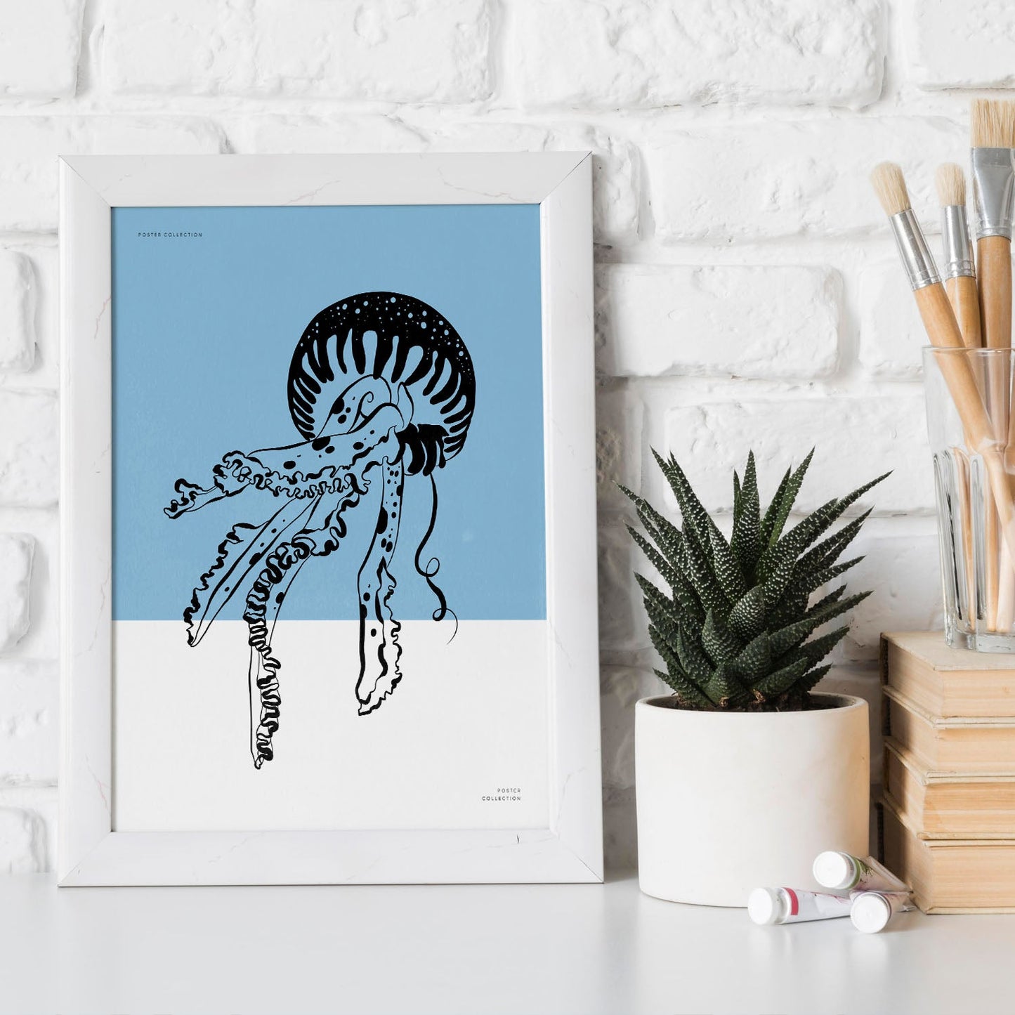 Pacific Sea Nettle Jellyfish-Artwork-Nacnic-Nacnic Estudio SL
