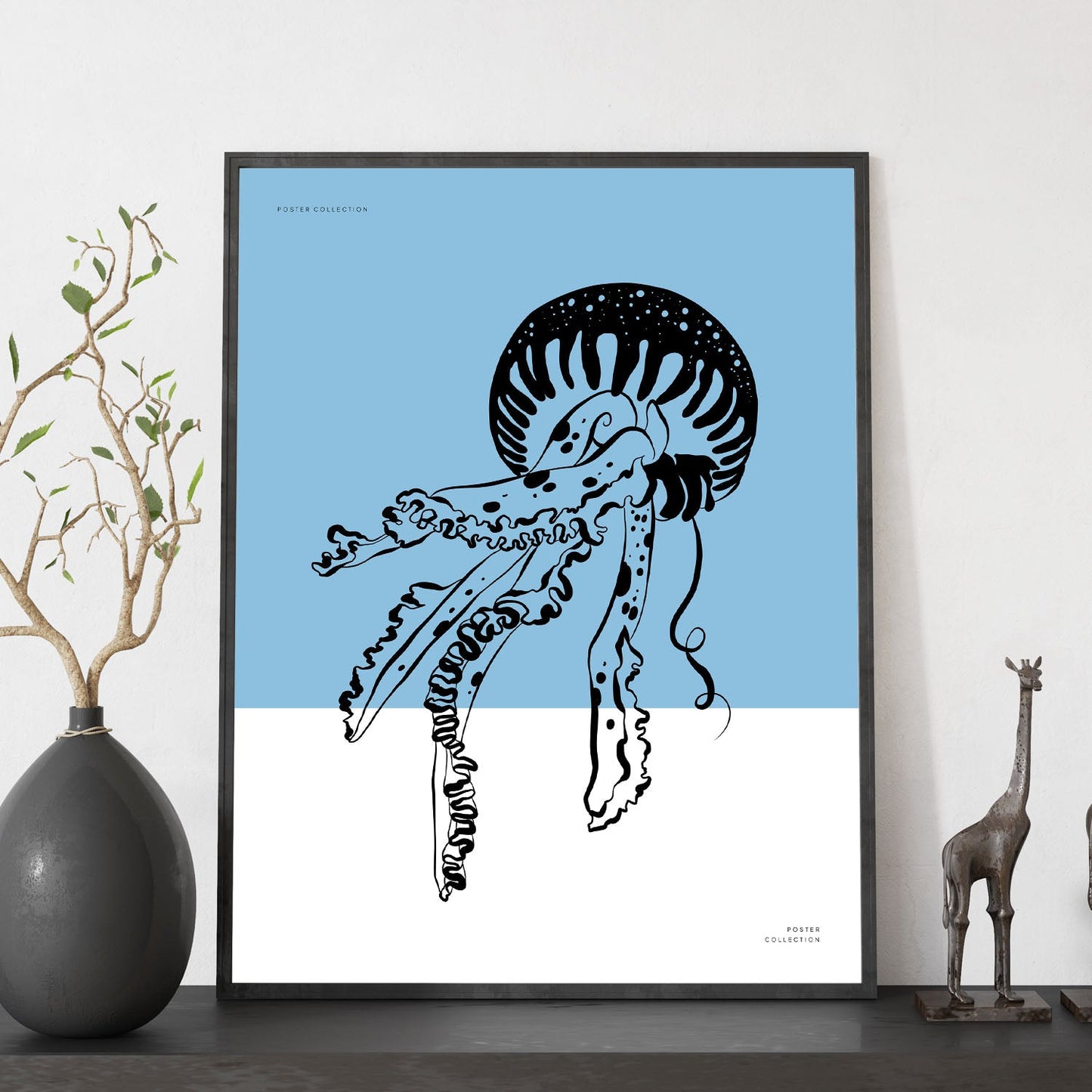 Pacific Sea Nettle Jellyfish-Artwork-Nacnic-Nacnic Estudio SL