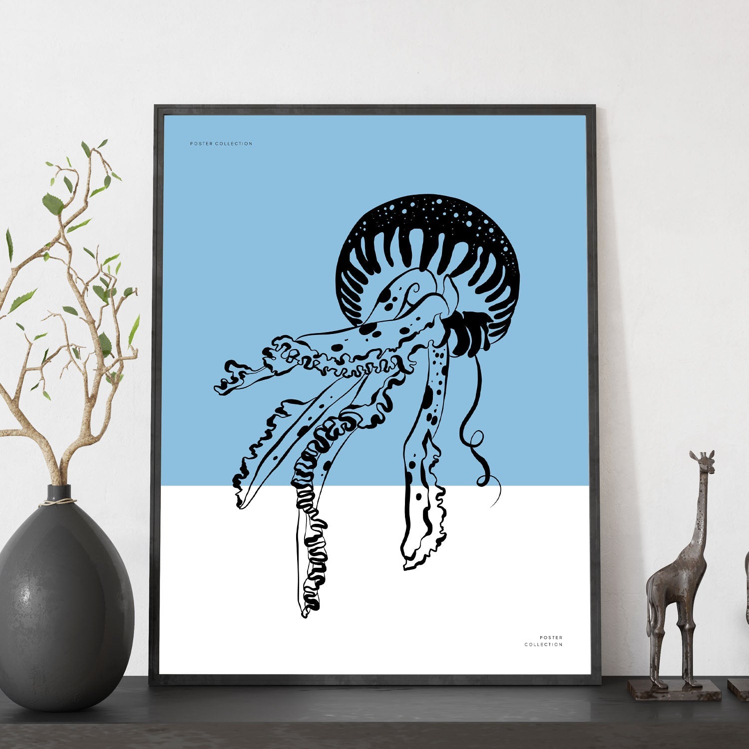 Pacific Sea Nettle Jellyfish-Artwork-Nacnic-Nacnic Estudio SL