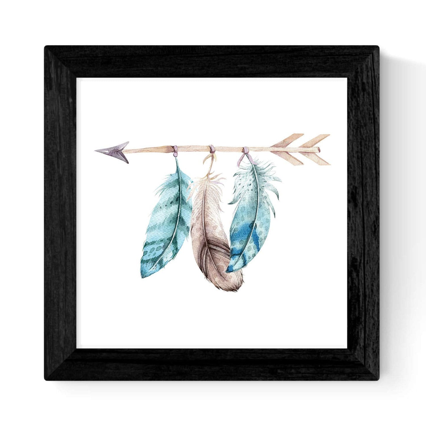 Pack de 3 láminas de Plumas ILUSTRADAS.-Artwork-Nacnic-Nacnic Estudio SL