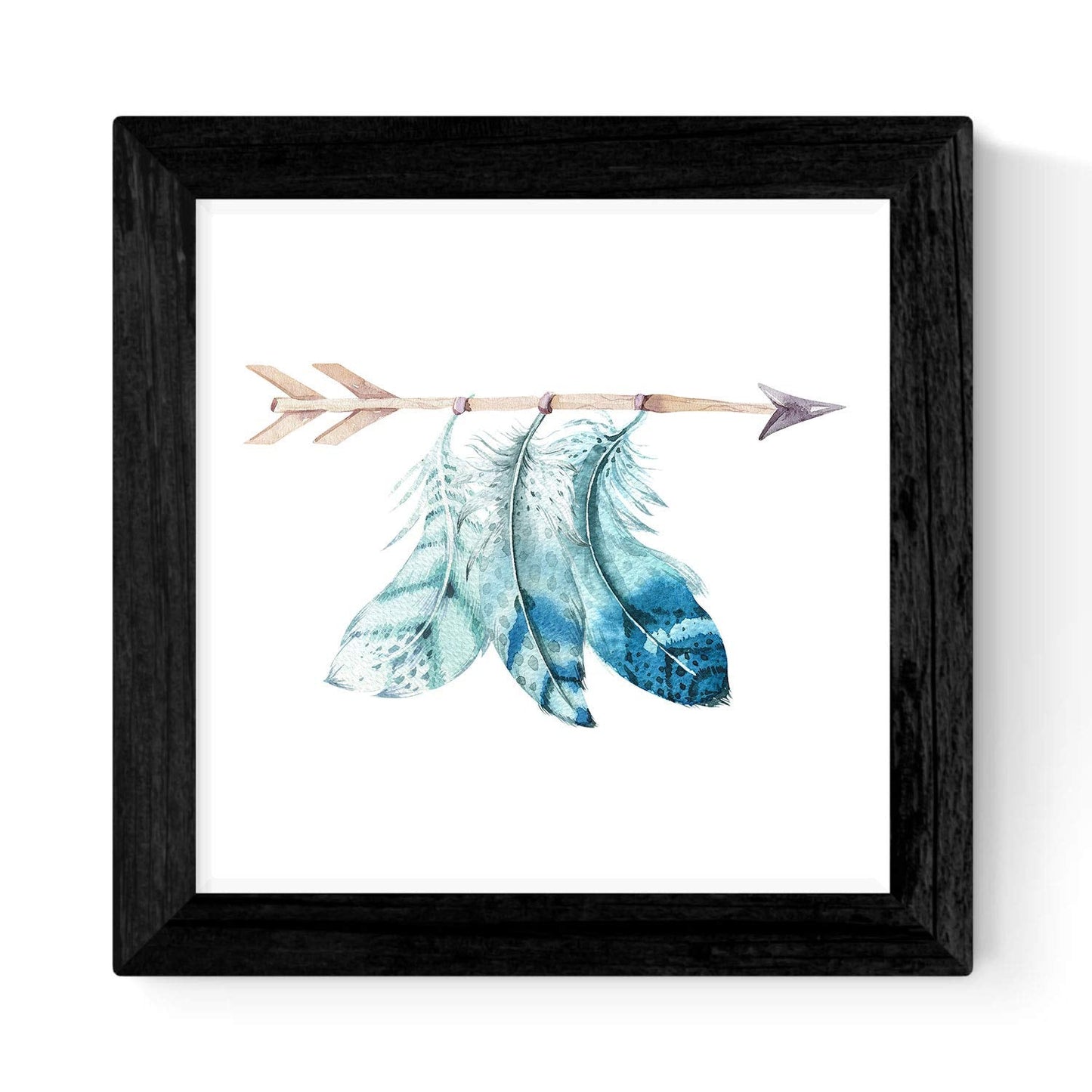 Pack de 3 láminas de Plumas ILUSTRADAS.-Artwork-Nacnic-Nacnic Estudio SL